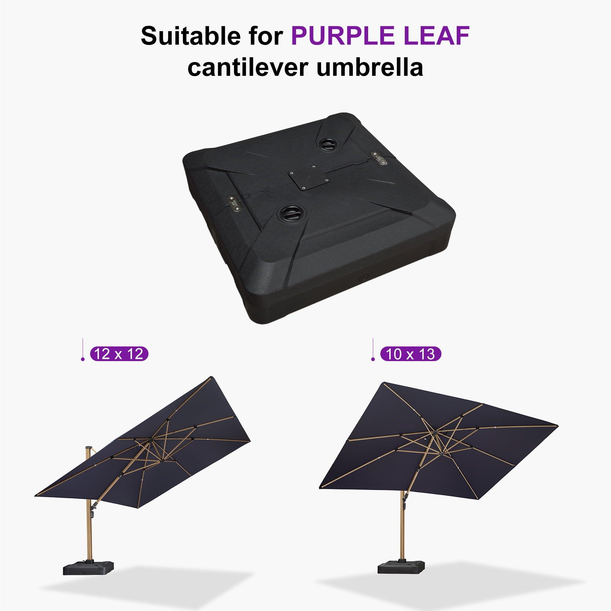 PURPLE LEAF Umbrella Base for Wood Grain Cantilever Patio Umbrella