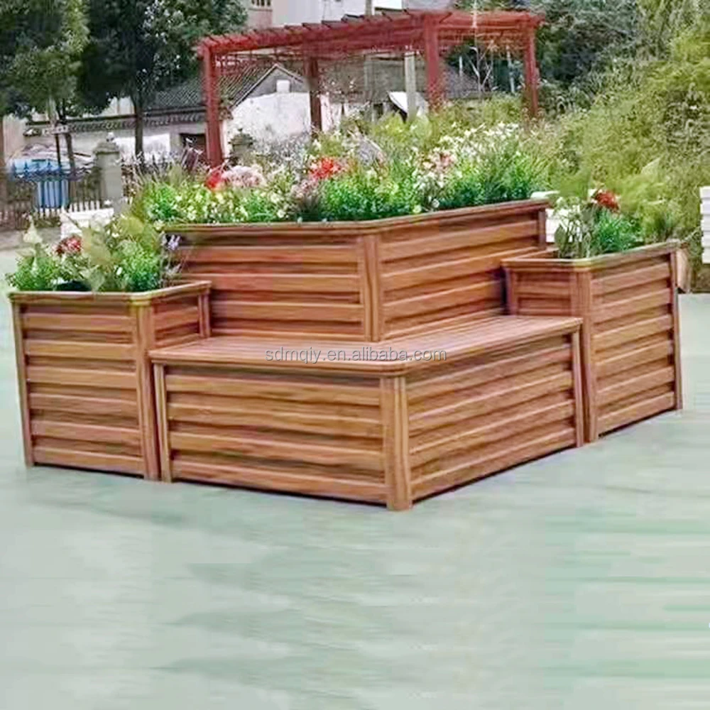 Garden Supplies Large Rectangular better than Stainless Steel Aluminium Flower Pot Planter Boxes