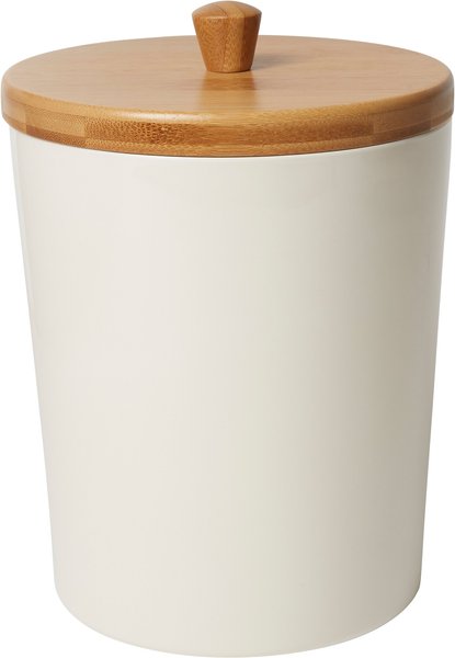 Frisco Melamine Dog and Cat Treat Jar with Bamboo Lid