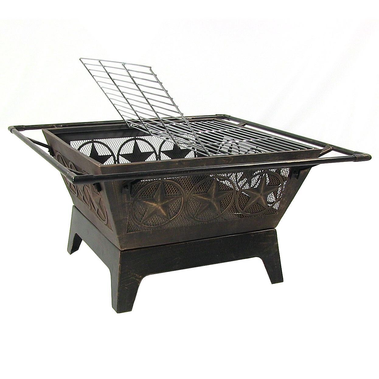 Ultimate Patio 32-Inch Steel Galaxy Wood Burning Fire Pit