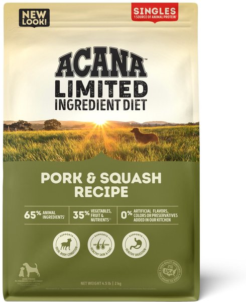 ACANA Singles Limited Ingredient Diet Pork and Squash Recipe Grain-Free Dry Dog Food