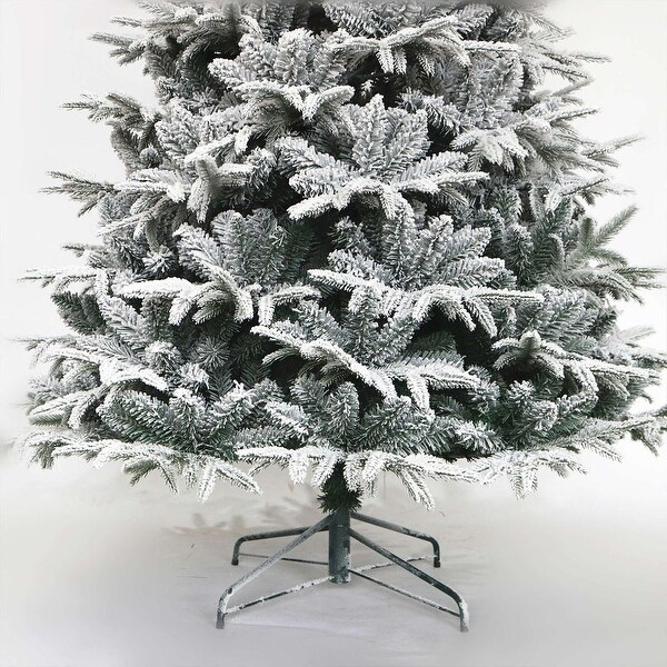 7 FT White Christmas Tree，Christmas Decorations