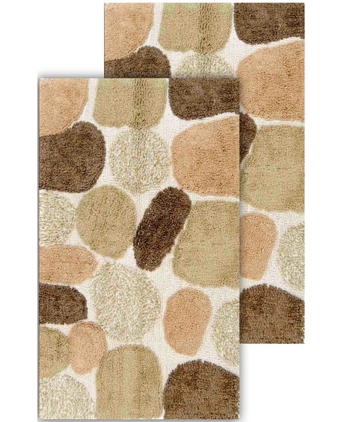 Chesapeake Pebbles 2 Piece Bath Rug Set