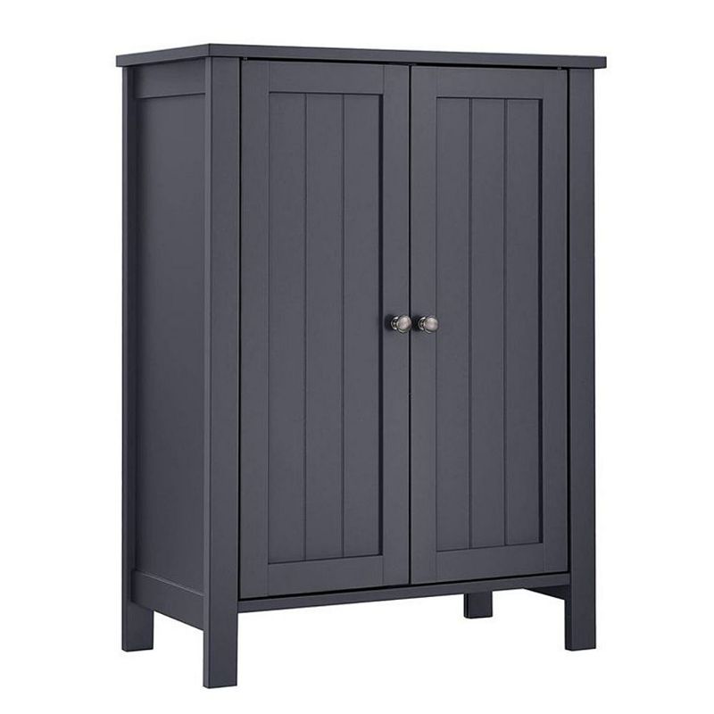 BreeBe Bathroom Floor Storage Cabinet Grey