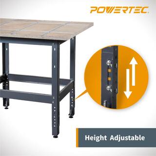 POWERTEC Router Table Stand 36 in. x 28 in. 400 lbs. Router Table Stand with Adjustable Legs and Levelers for Woodworking UT1006N