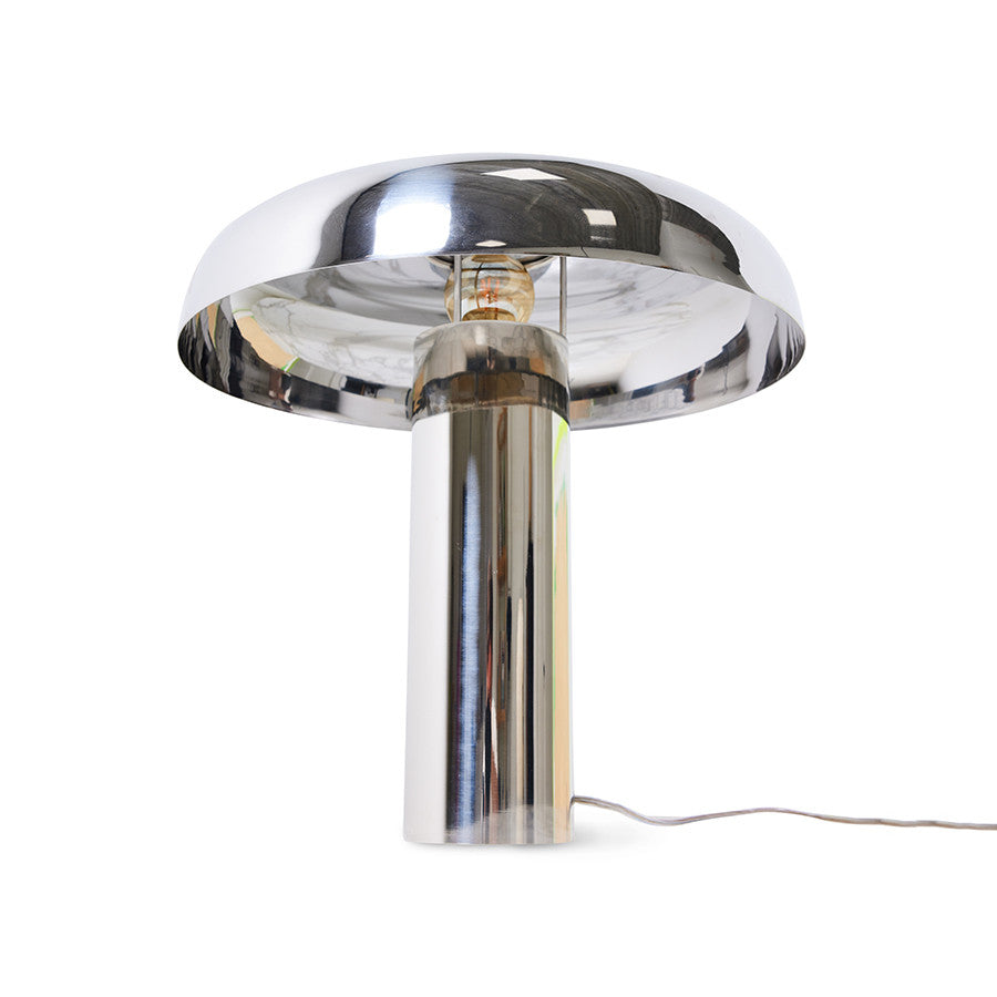 Mushroom table Lamp - Chrome