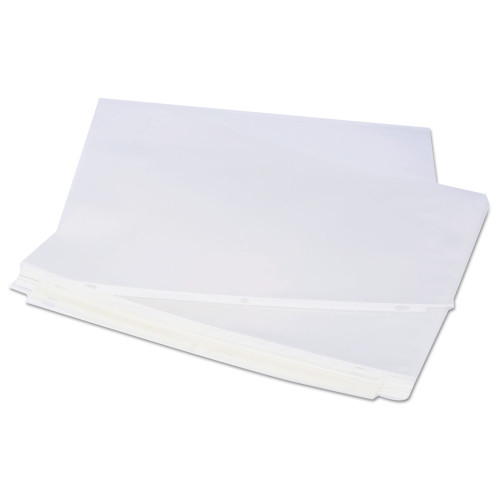 Universal Top-Load Poly Sheet Protectors， Heavy Gauge， Clear， 50/Pack (21128)