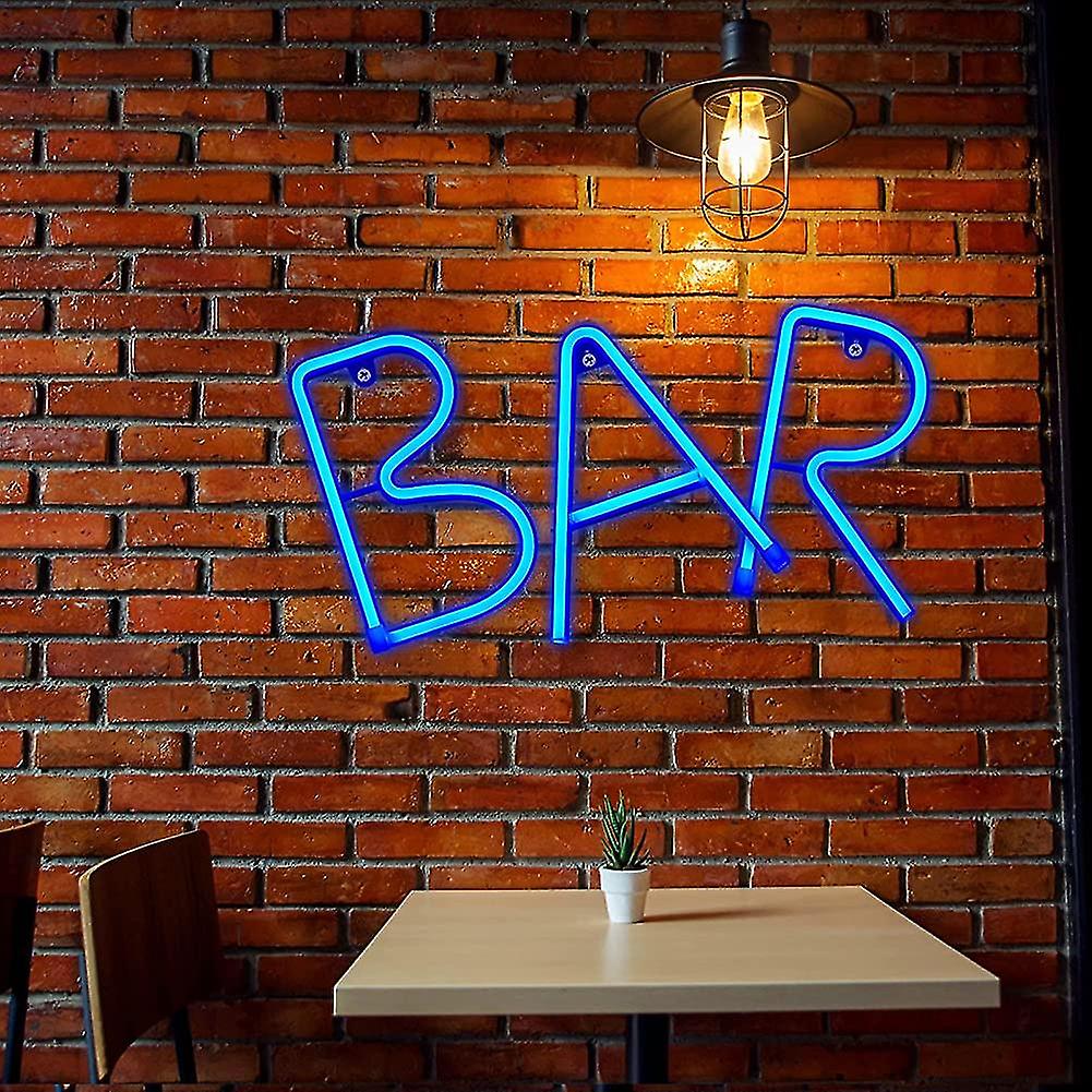 Bar Neon Sign Neon Letter Cocktail Sign Bar Led Light Sign Led Word Sign Wall Gift