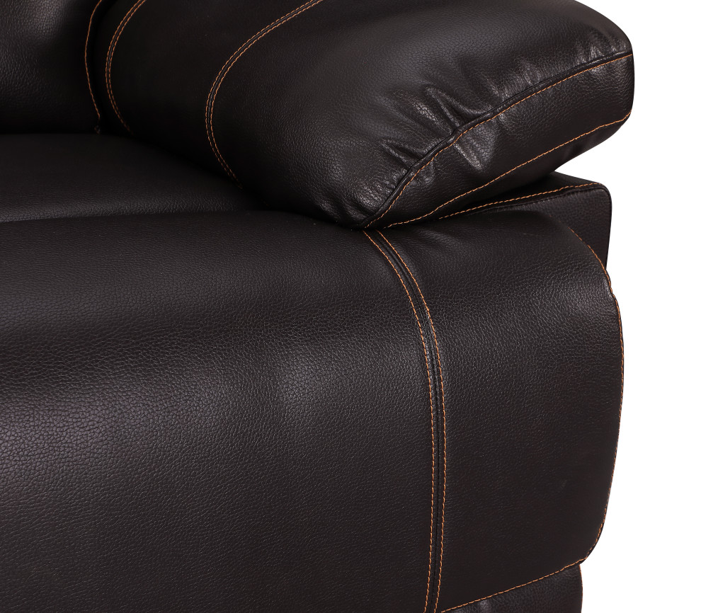 Anthony Leather Air Match Sofa   Contemporary   Sofas   by Luxuriant Furniture  Houzz