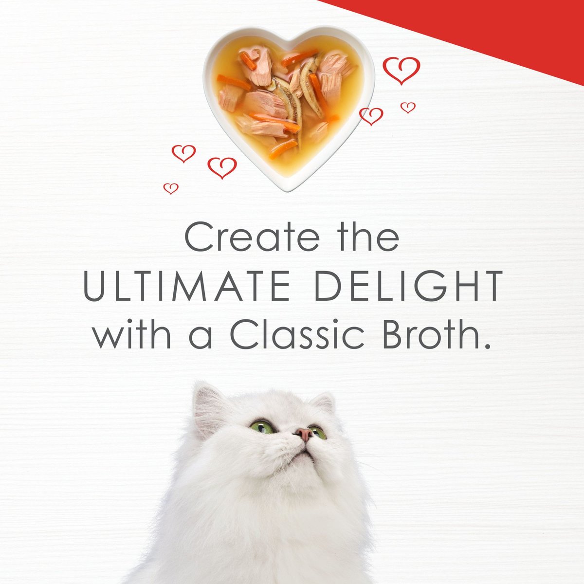 Fancy Feast Classic Broths with Tuna， Anchovies and Whitefish Supplemental Cat Food Pouches