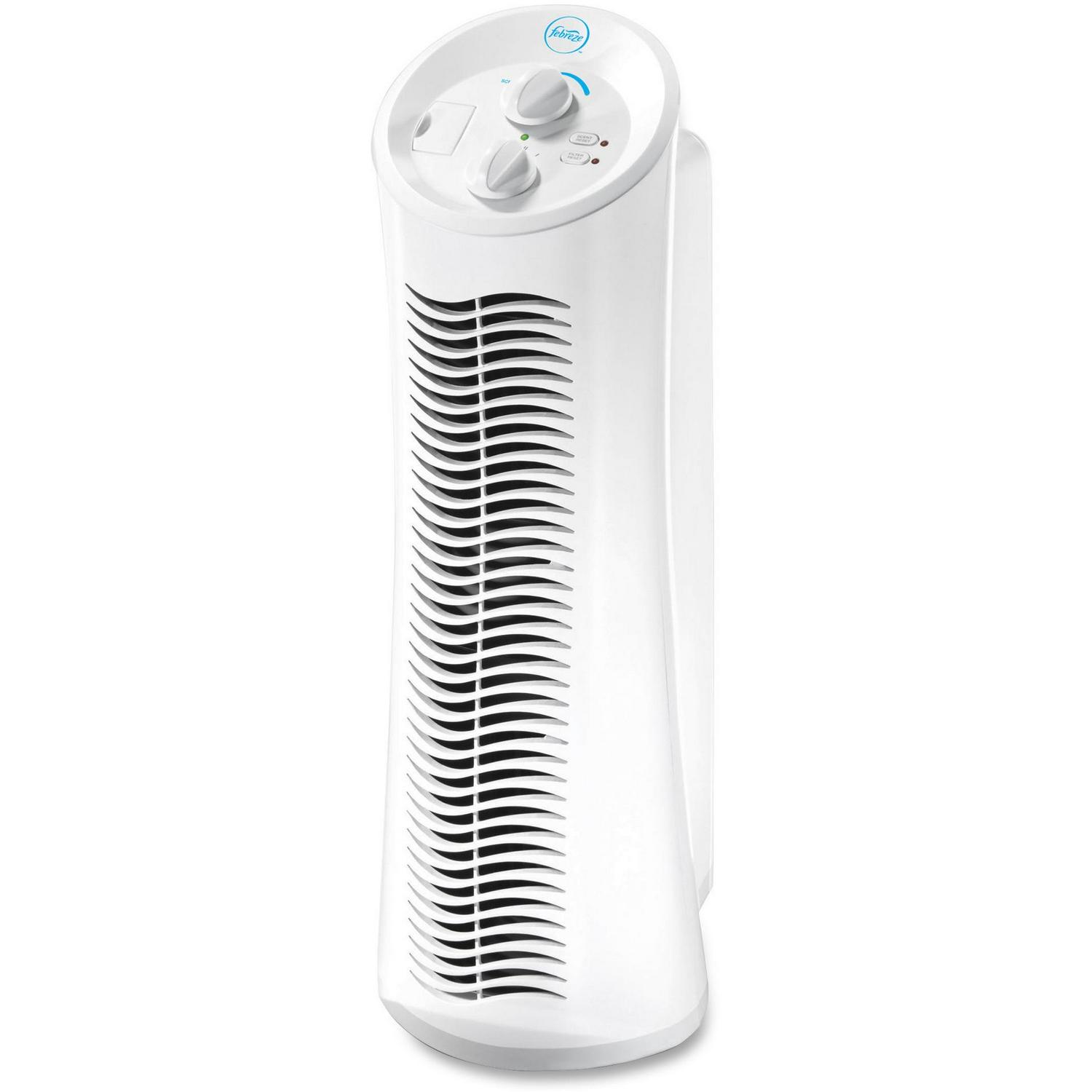 Febreze Tower Air Purifier with Linen and Sky Scent Cartridge Value Bundle