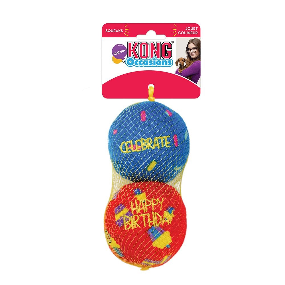 KONG Occasions Birthday Balls Dog Toy From Incredible Pets