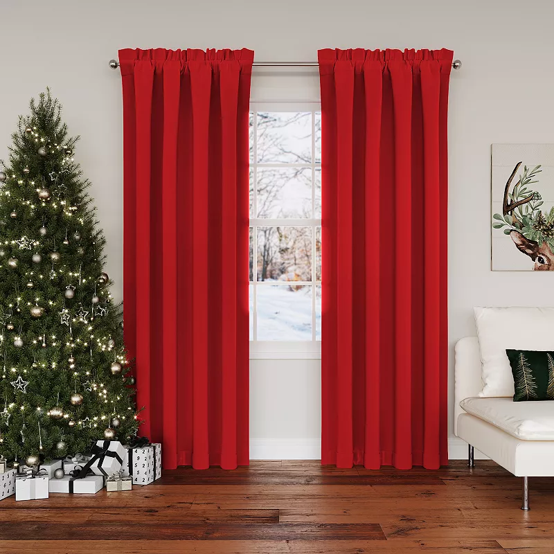 Sun Zero Gramercy Room Darkening Rod Pocket Curtain Panel