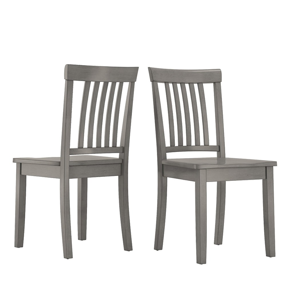 Wilmington II Slat Back Dining Chairs (Set of 2) by iNSPIRE Q Classic