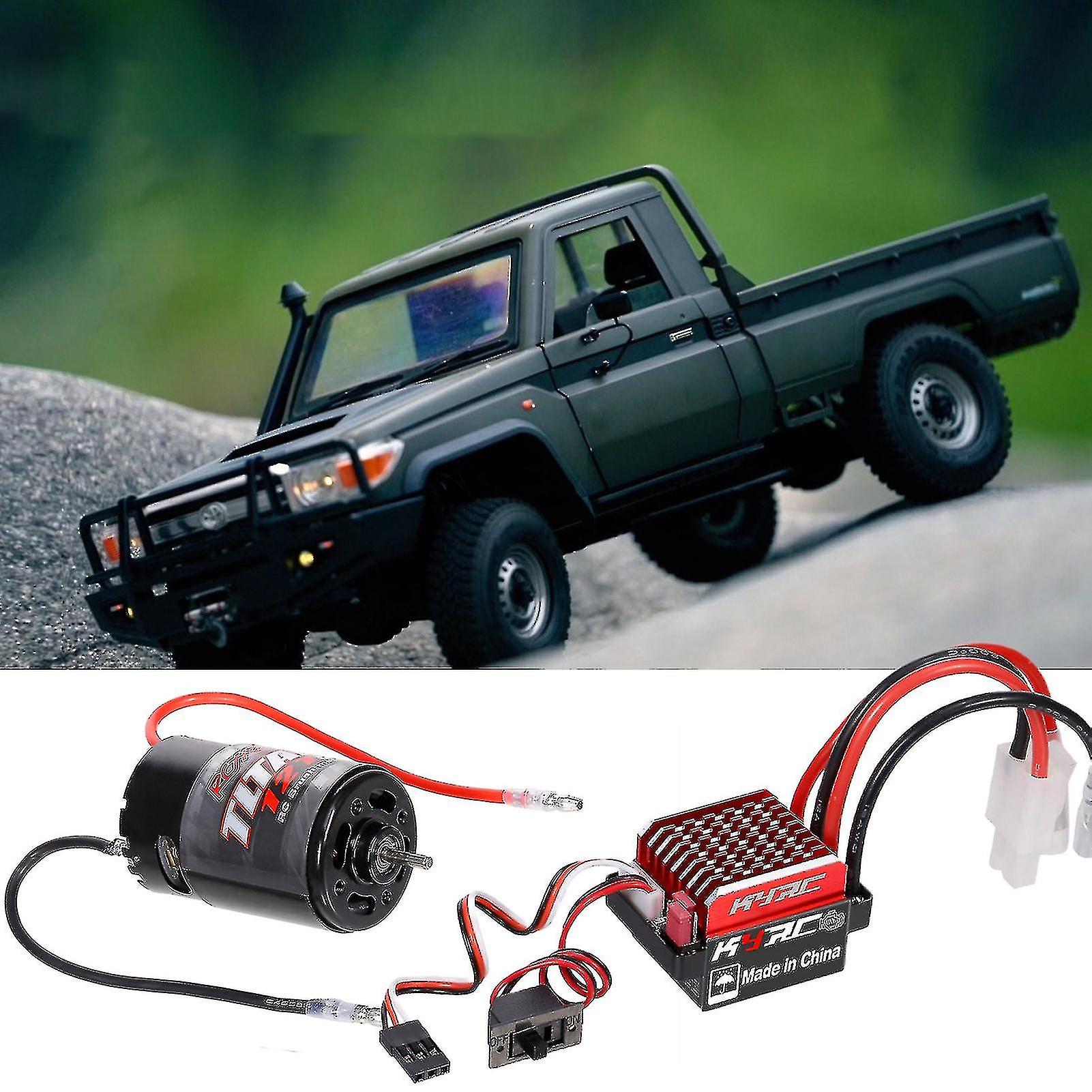 Brushed Motor Smooth Tough Corrosion-resistant Precise Stable Metal Rock Crawler Motor Esc For 550