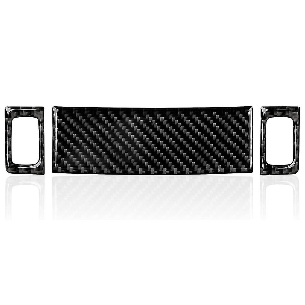 Carbon Fiber Heating Panel Storage Button Cover Trim Sticker Decal For Corvette C6 2005 2006 2007