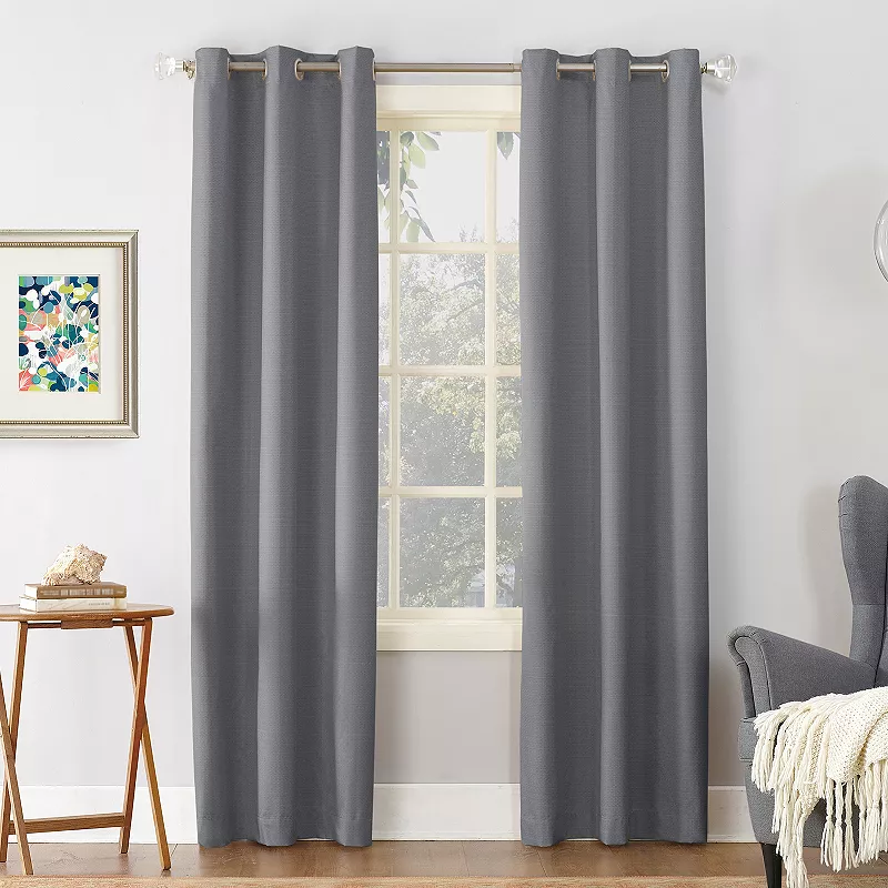 Sun Zero Cooper Room Darkening Thermal Insulated Grommet Single Curtain Panel