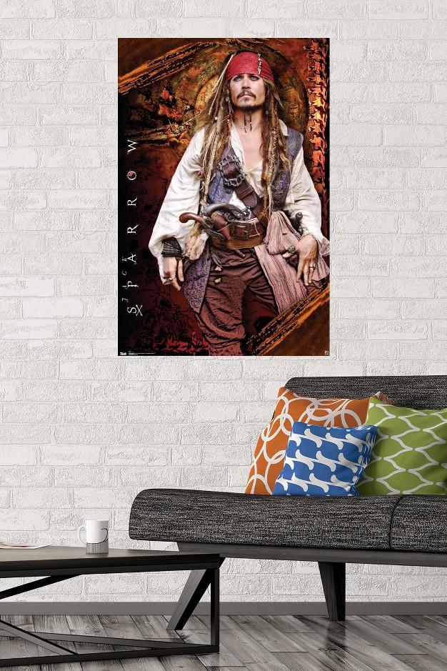 Trends International Disney Pirates Of The Caribbean On Stranger Tides Johnny Depp Unframed Wall Poster Prints