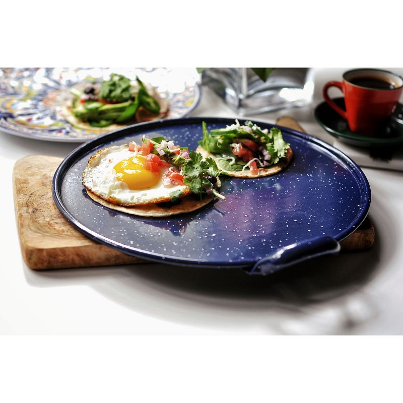 IMUSA 11in. Enamel Comal (Griddle) Single Handle