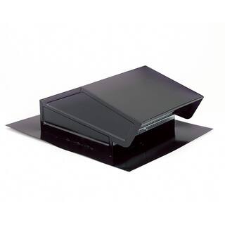 Broan-NuTone Roof Cap with Built-In Damper for 6 in. Round Duct in Black 634M