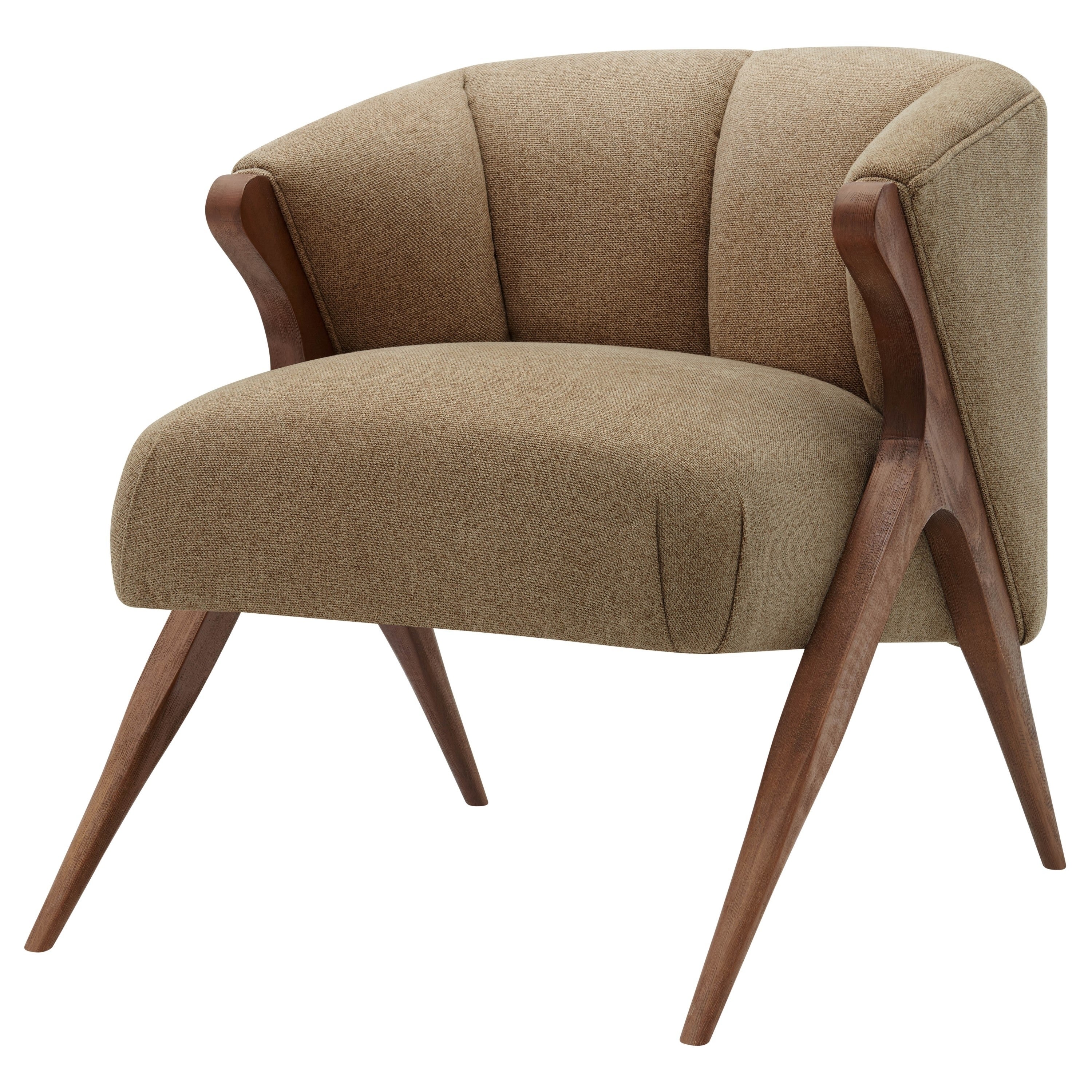 Florence Vintage Mid-century Low-profile Accent Chair