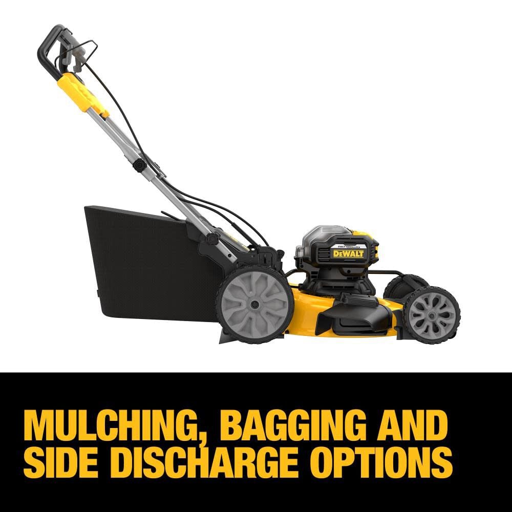 DEWALT 2X20V MAX XR Lawn Mower Brushless Cordless 21 1/2" Rear Wheel Drive Self Propelled Kit DCMWSP255U2 from DEWALT