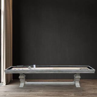 Hathaway Montecito 12 ft. Shuffleboard Table in Driftwood BG5025