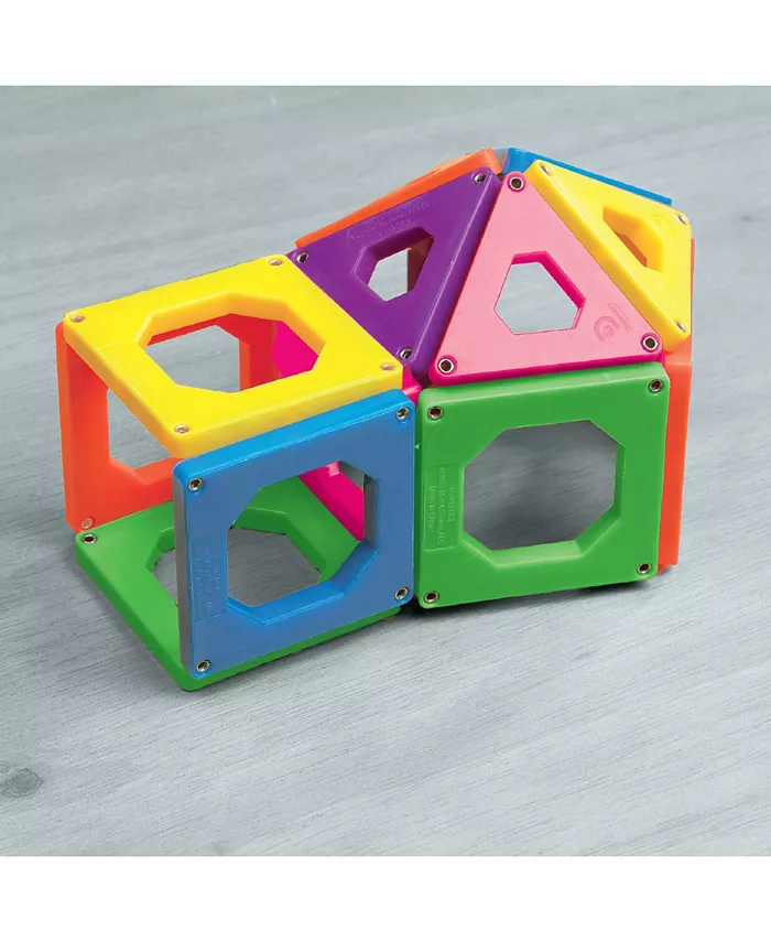 Discovery #MINDBLOWN Magnetic Tile Building Blocks Set 50 Piece