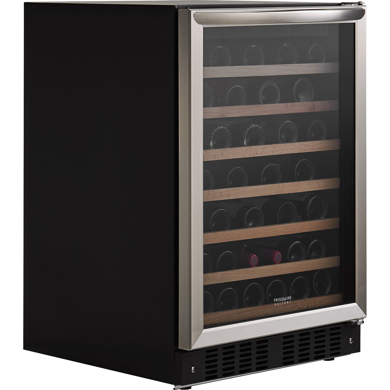 Frigidaire Gallery 5.3 cu.ft., 52-Bottle Freestanding Wine Cooler FGWC5233TS