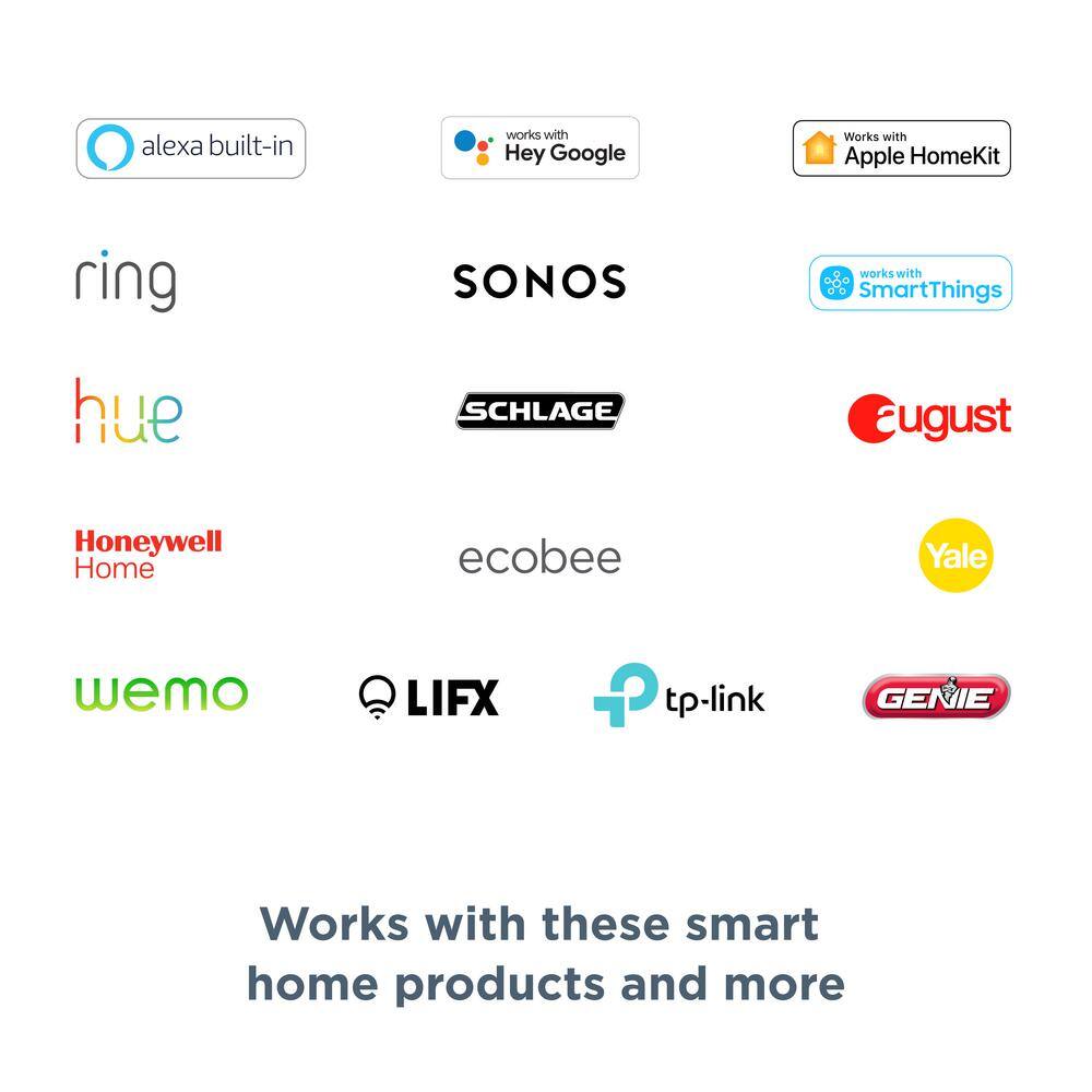 Brilliant Smart Home Control (2-Switch Panel) for Alexa Google Assistant Apple HomeKit Ring Sonos and More BHA120US-WH2