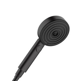 Hansgrohe Pulsify 3-Spray Patterns 2.5 GPM 6 in. Wall Mount Handheld Shower Head in Matte Black 24111671