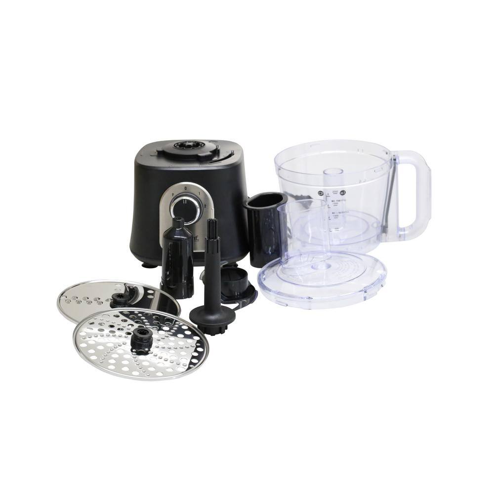 Courant 12-Cup Food Processor with Kugel Disc - Black MCFP1200K974