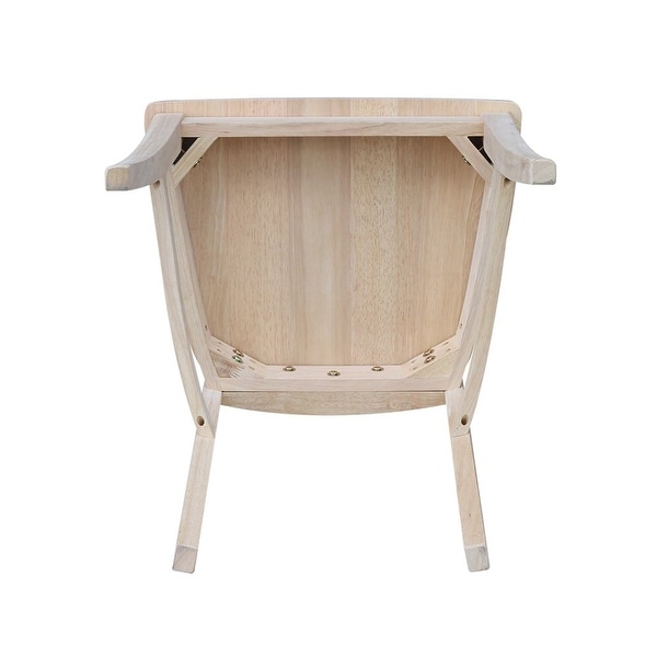 Unfinished Milano Dining Chairs - Set of 2