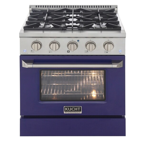 30 in. 4.2 cu. ft. Dual Fuel Range for Propane Gas with Sealed Burners and Convection Oven with Optional Color Door