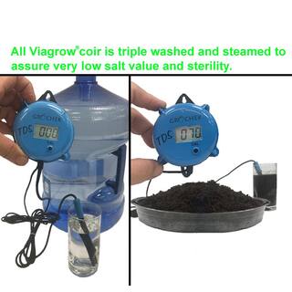 Viagrow Coconut Coir Block of Soilless Media with Micro Charge Makes Approx 18 Gal.2.4 cf68 l VCCB5-VMC