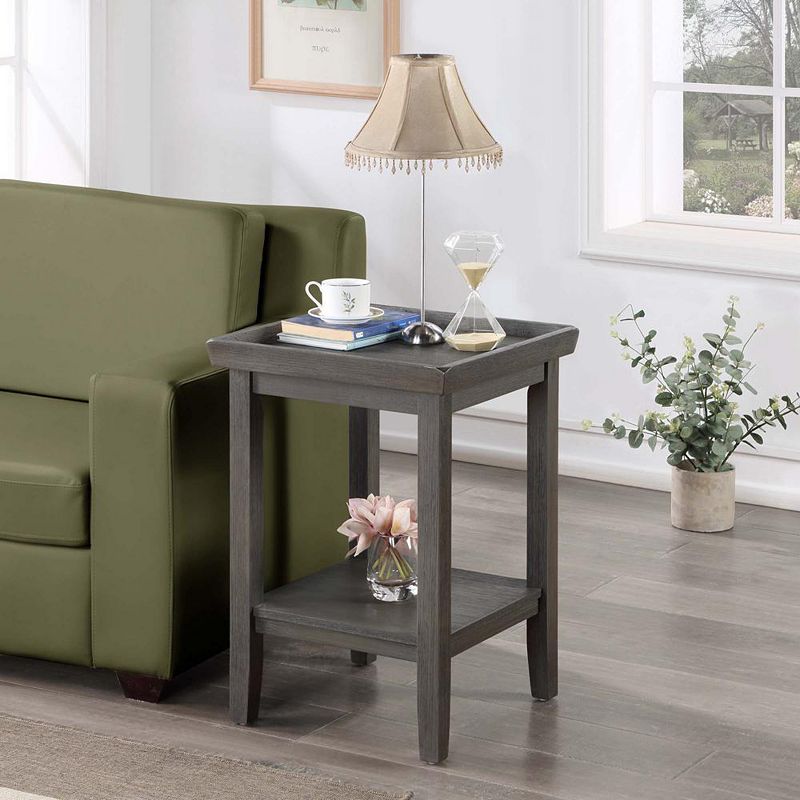 Convenience Concepts Ledgewood End Table with Shelf