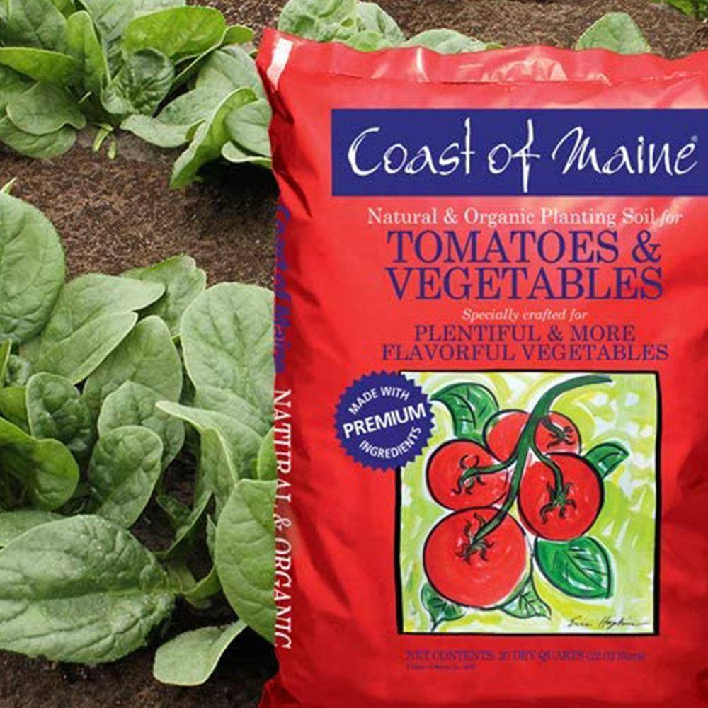 Coast of Maine 20 lbs. OMRI Listed Tomato and Vegetable Planting Soil (6-Pack) 6 x 1cbTVS20QT