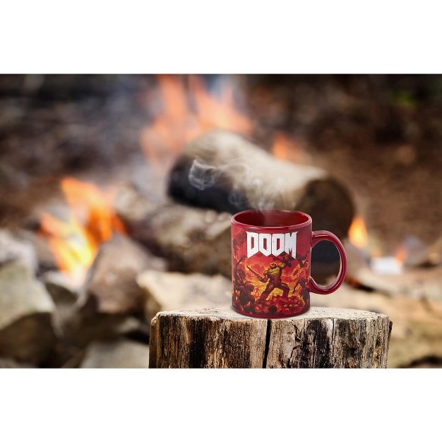 Just Funky Doom Doomslayer 16oz Ceramic Coffee Mug