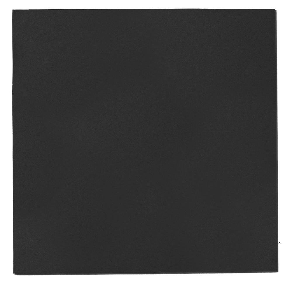 Owens Corning Black Fabric Square 24 in. x 24 in. Sound Absorbing Acoustic Panels (2-Pack) 02503