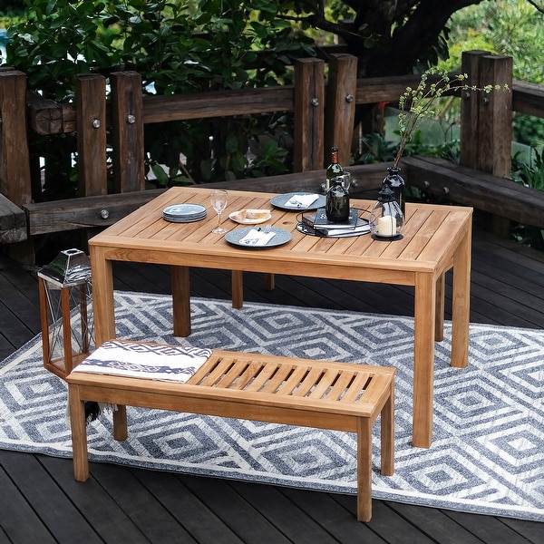 Cambridge Casual Paxton 3piece Teak Patio Dining Set