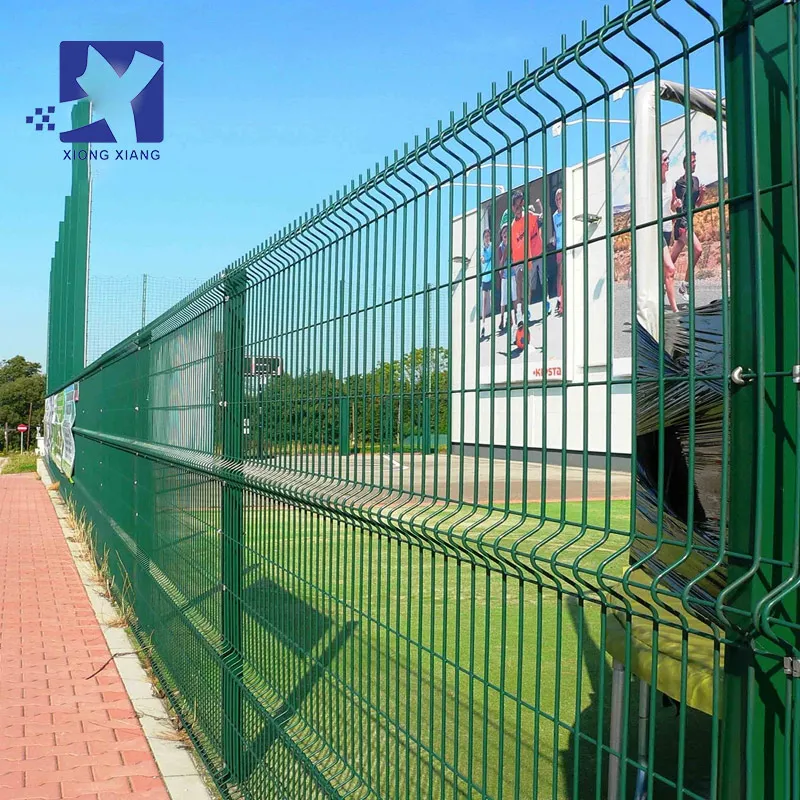 Hot Sale PVC Coated Antirusting 3D Curved  Wire Mesh Fence