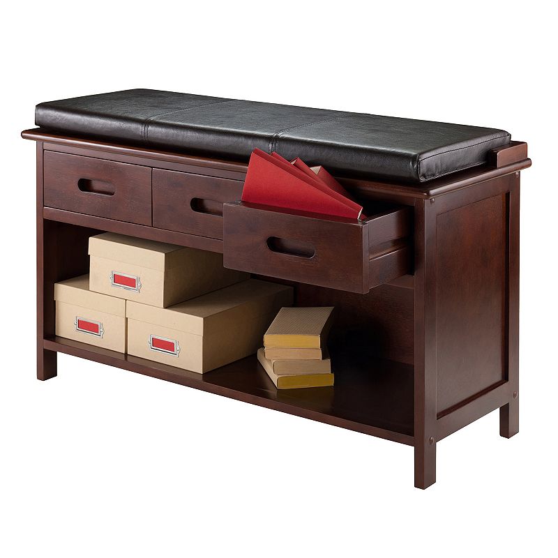 Winsome Adriana 2-Piece Storage Bench Set