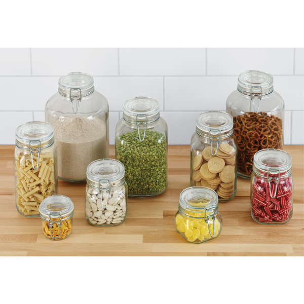 Bormioli Hermetic Glass Storage Jars