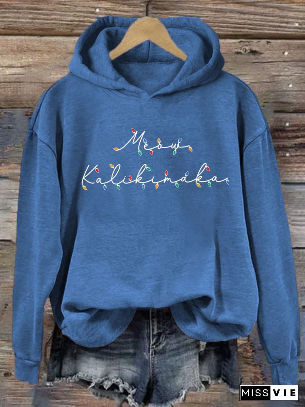 Women's Hawaiian Christmas Mele Kalikimaka Hoodie