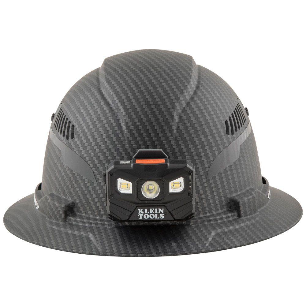 Klein Tools Hard Hat， Class C with Lamp