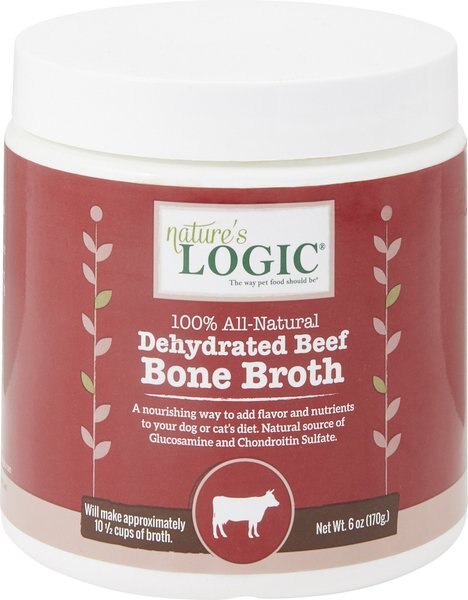 Nature's Logic Dehydrated Beef Bone Broth Dog and Cat Food Topper