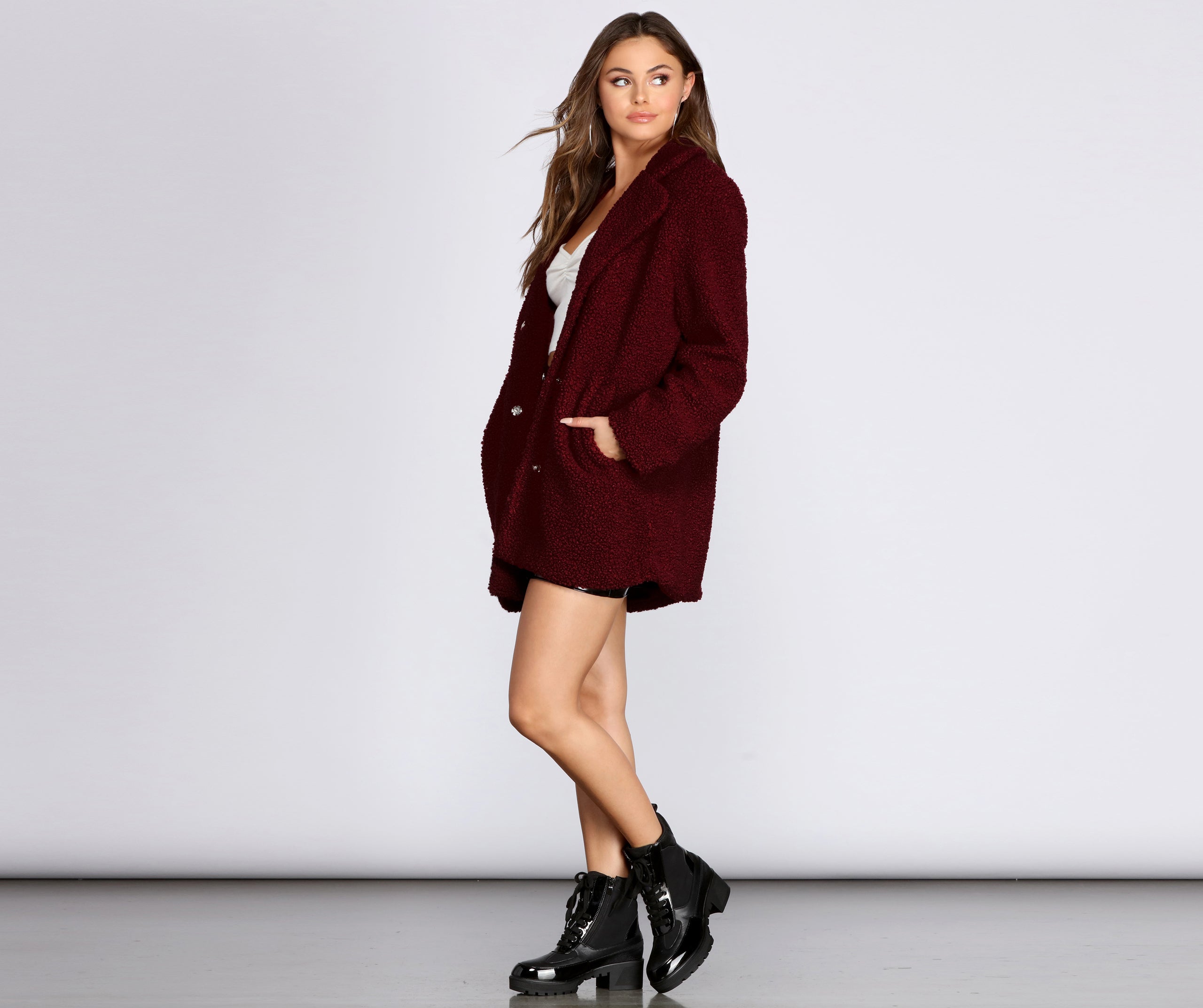 Long Teddy Trench Coat