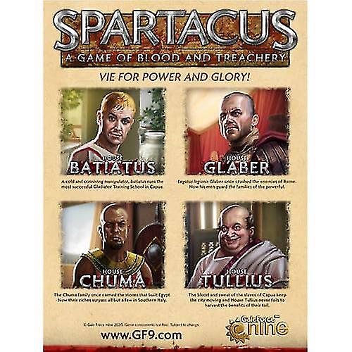 Spartacus A Game of Blood and Treachery Board Game