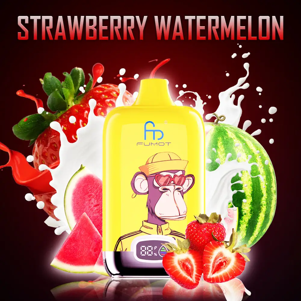 Fumot Tornado Digital Box 12000 Puffs - Strawberry Watermelon
