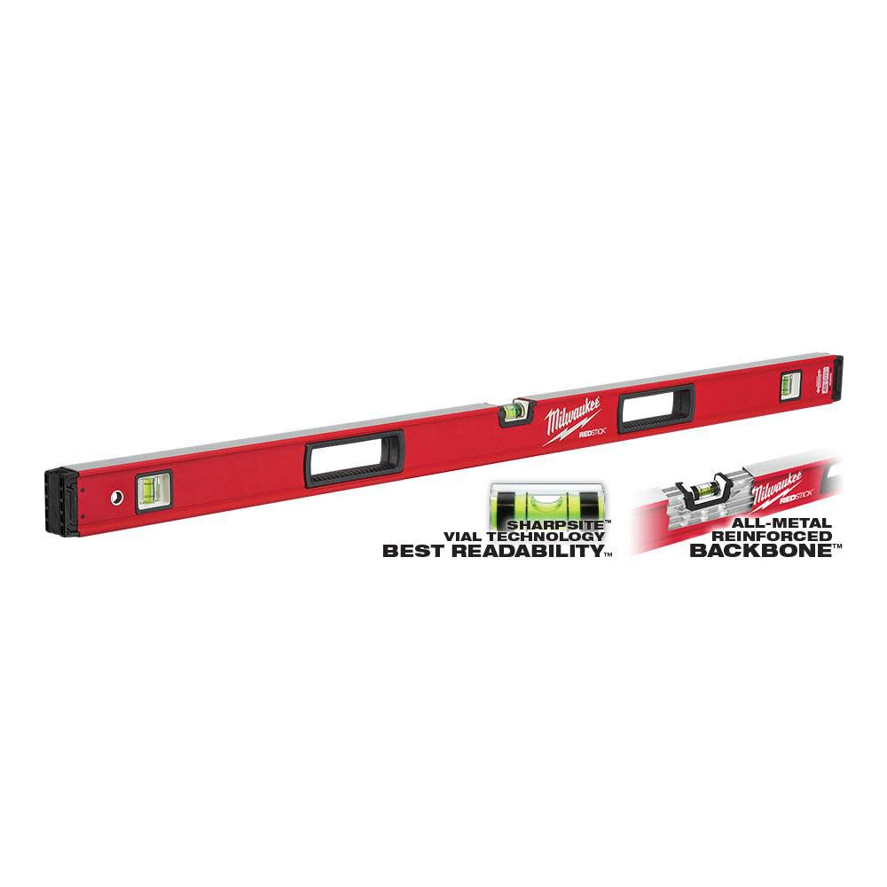 Milwaukee 48 In. REDSTICK Box Level MLBX48 from Milwaukee